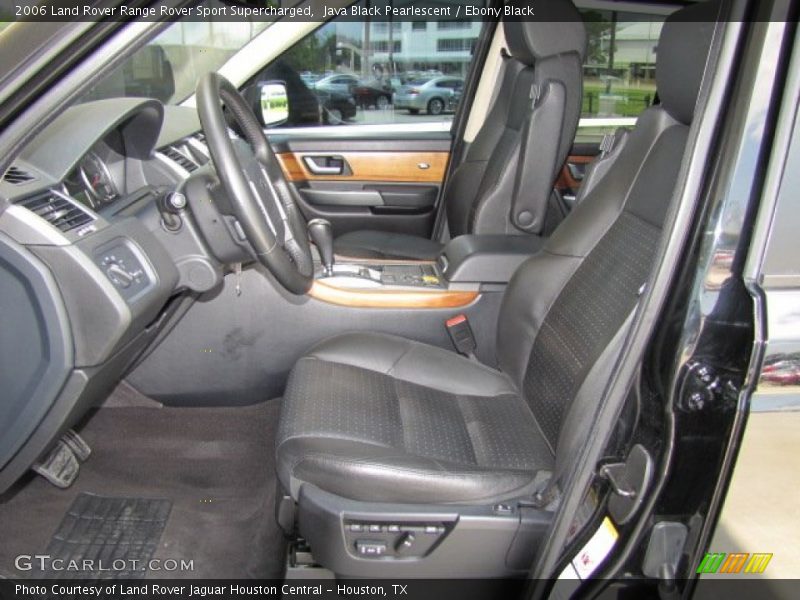 Java Black Pearlescent / Ebony Black 2006 Land Rover Range Rover Sport Supercharged