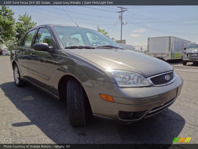 Liquid Grey Metallic / Dark Flint/Light Flint 2005 Ford Focus ZX4 SES Sedan