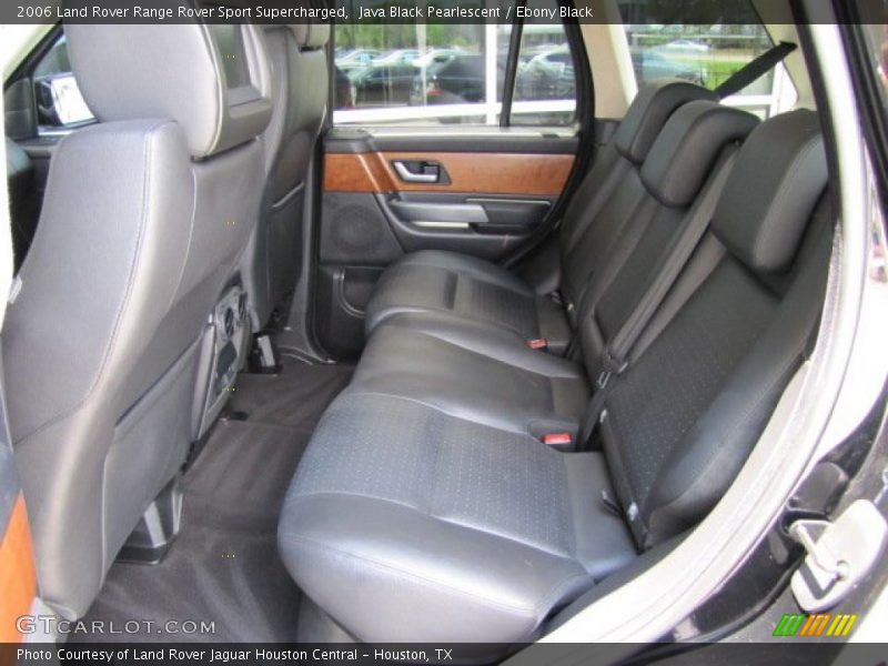 Java Black Pearlescent / Ebony Black 2006 Land Rover Range Rover Sport Supercharged