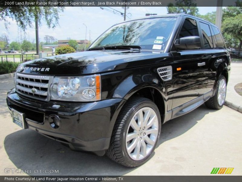 Java Black Pearlescent / Ebony Black 2006 Land Rover Range Rover Sport Supercharged