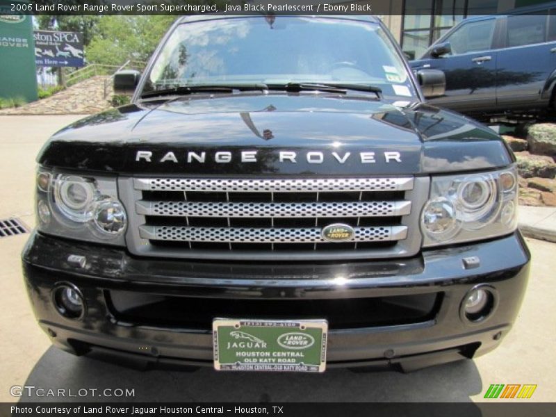 Java Black Pearlescent / Ebony Black 2006 Land Rover Range Rover Sport Supercharged