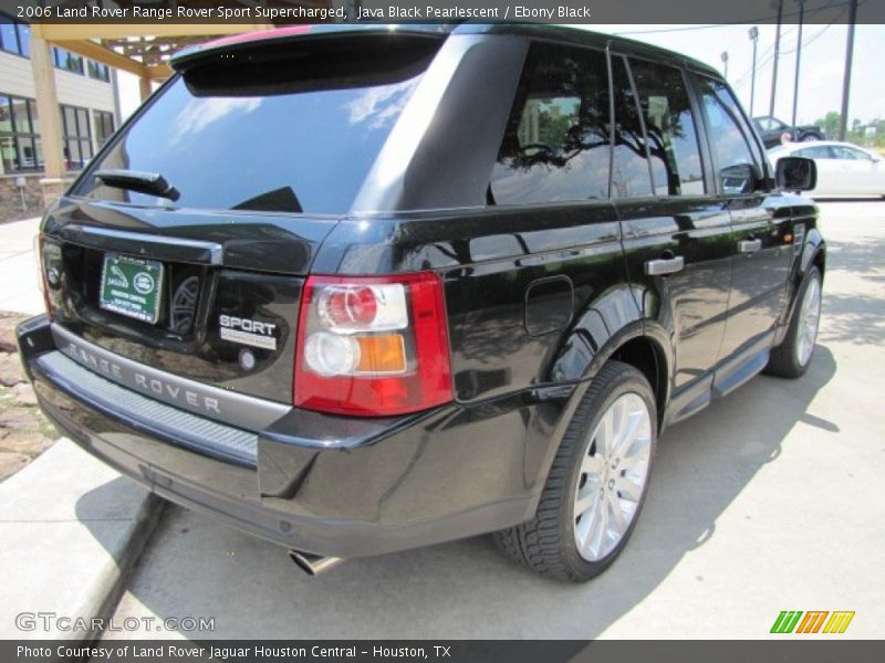 Java Black Pearlescent / Ebony Black 2006 Land Rover Range Rover Sport Supercharged