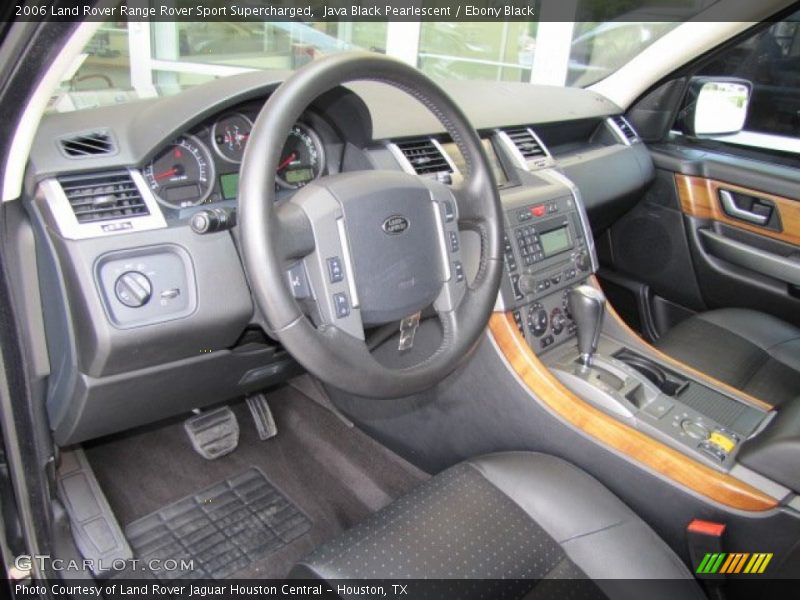 Java Black Pearlescent / Ebony Black 2006 Land Rover Range Rover Sport Supercharged