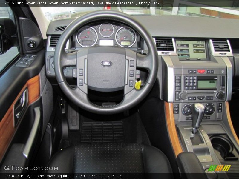 Java Black Pearlescent / Ebony Black 2006 Land Rover Range Rover Sport Supercharged
