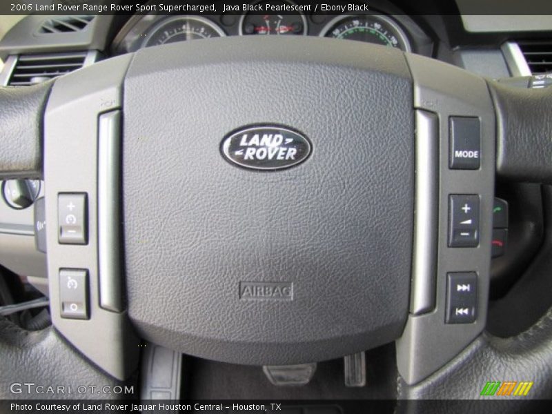 Java Black Pearlescent / Ebony Black 2006 Land Rover Range Rover Sport Supercharged