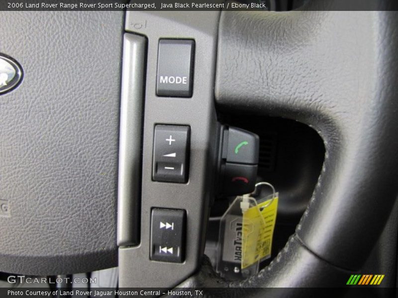 Java Black Pearlescent / Ebony Black 2006 Land Rover Range Rover Sport Supercharged