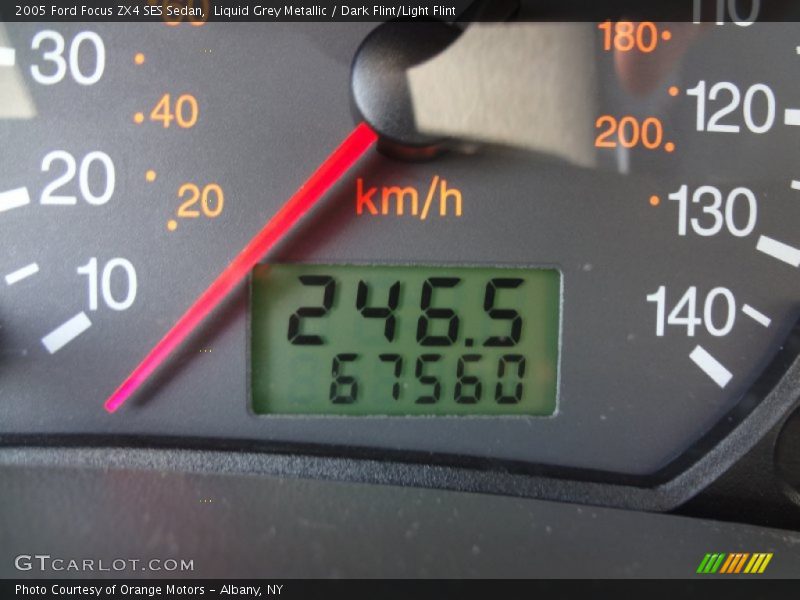 Liquid Grey Metallic / Dark Flint/Light Flint 2005 Ford Focus ZX4 SES Sedan