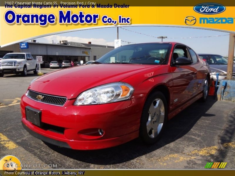 Precision Red / Gray 2007 Chevrolet Monte Carlo SS