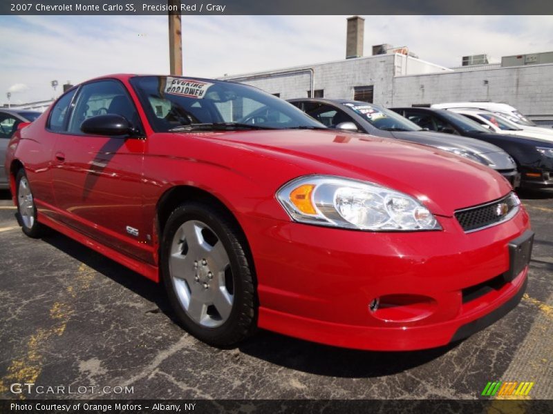 Precision Red / Gray 2007 Chevrolet Monte Carlo SS