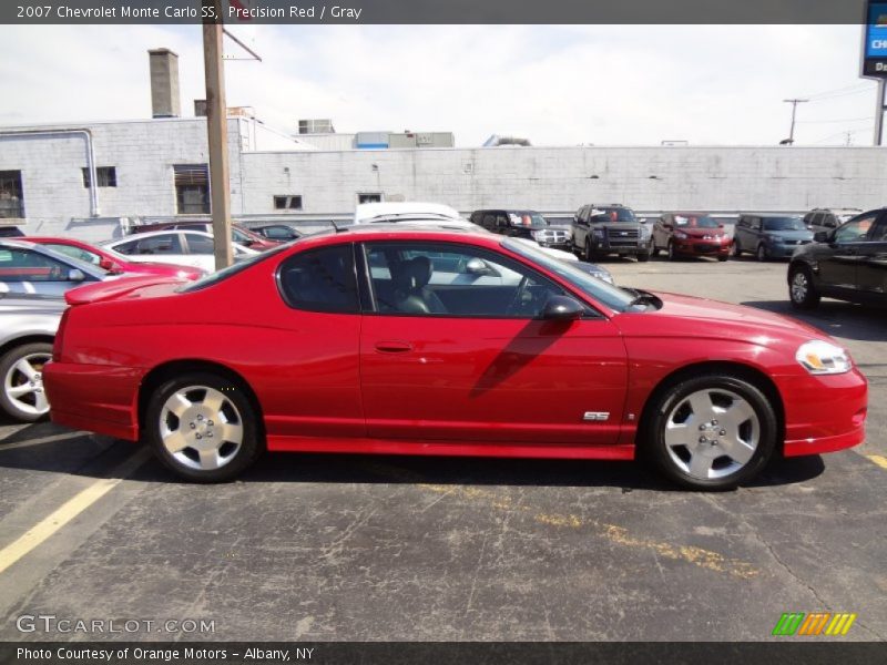 Precision Red / Gray 2007 Chevrolet Monte Carlo SS