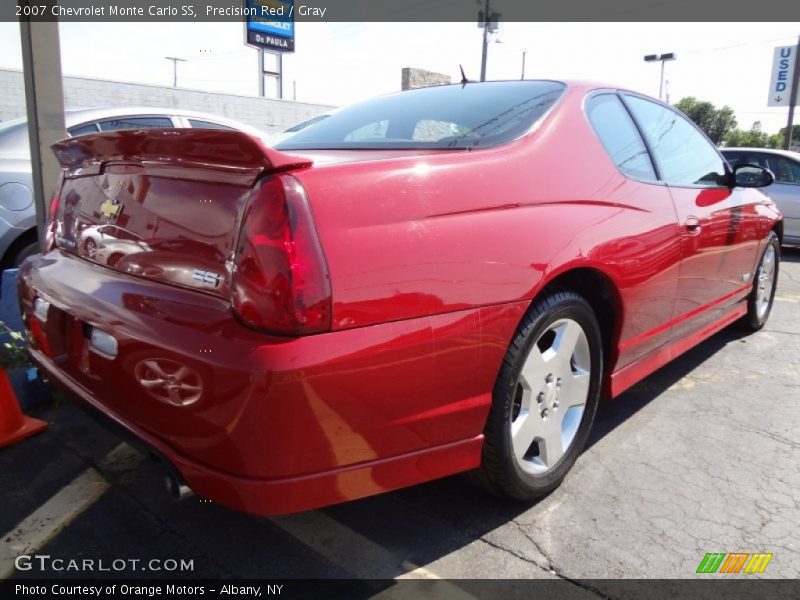 Precision Red / Gray 2007 Chevrolet Monte Carlo SS