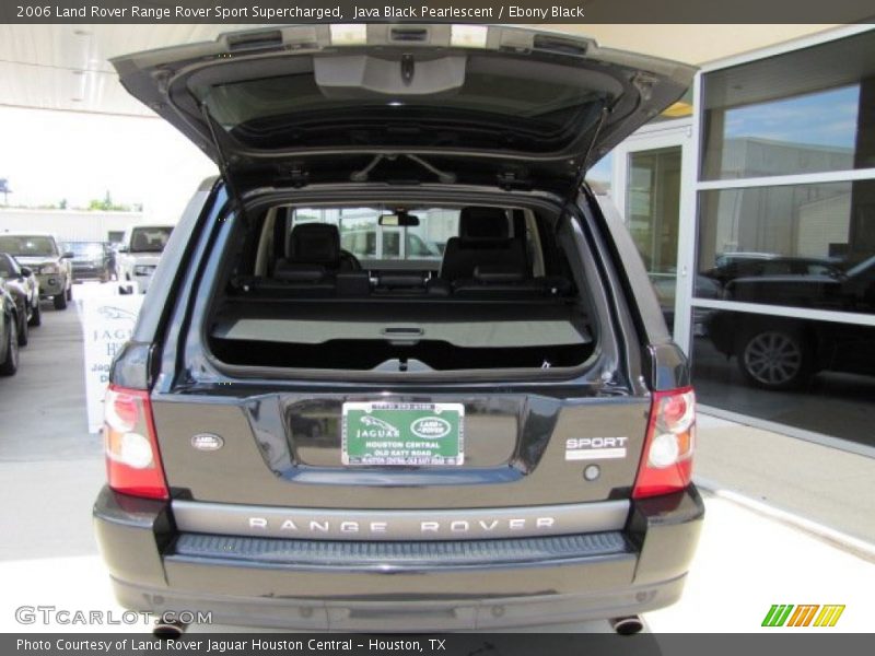 Java Black Pearlescent / Ebony Black 2006 Land Rover Range Rover Sport Supercharged