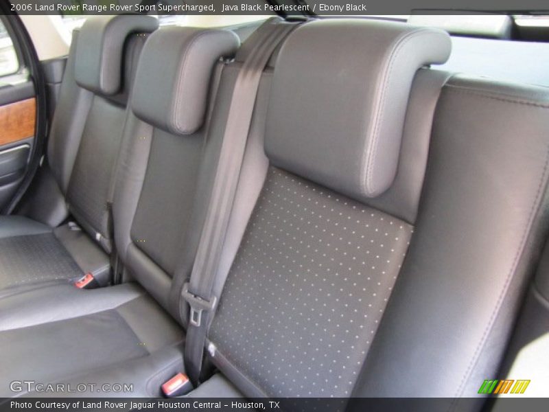 Java Black Pearlescent / Ebony Black 2006 Land Rover Range Rover Sport Supercharged
