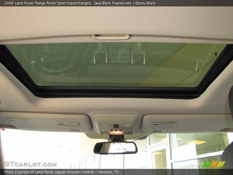 Java Black Pearlescent / Ebony Black 2006 Land Rover Range Rover Sport Supercharged