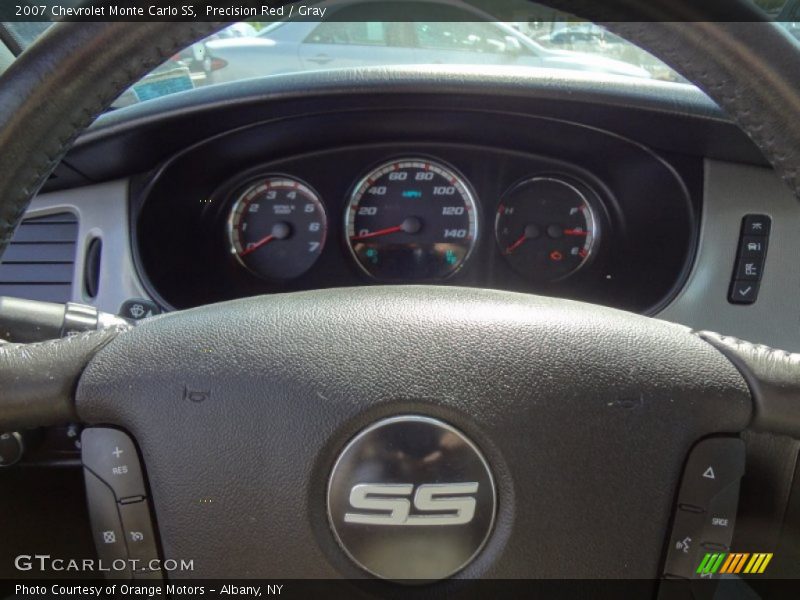 Precision Red / Gray 2007 Chevrolet Monte Carlo SS