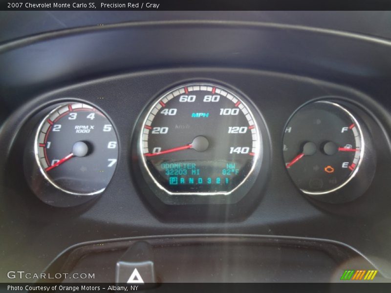 Precision Red / Gray 2007 Chevrolet Monte Carlo SS