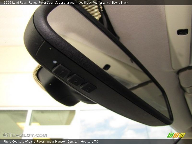 Java Black Pearlescent / Ebony Black 2006 Land Rover Range Rover Sport Supercharged