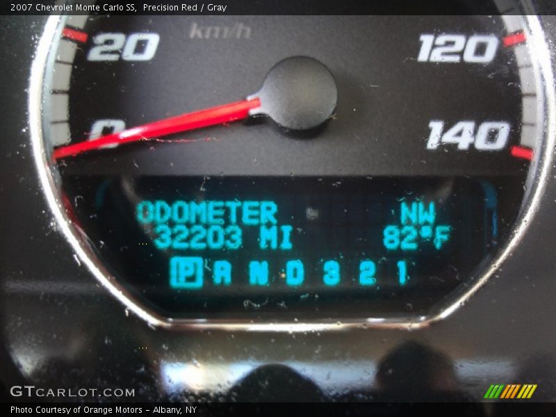 Precision Red / Gray 2007 Chevrolet Monte Carlo SS