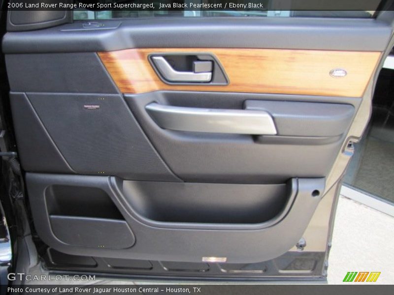 Java Black Pearlescent / Ebony Black 2006 Land Rover Range Rover Sport Supercharged