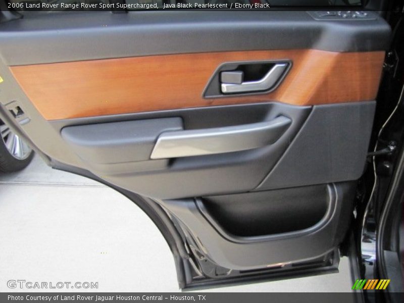 Java Black Pearlescent / Ebony Black 2006 Land Rover Range Rover Sport Supercharged