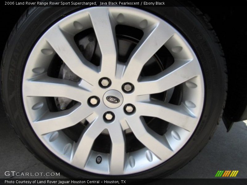 Java Black Pearlescent / Ebony Black 2006 Land Rover Range Rover Sport Supercharged