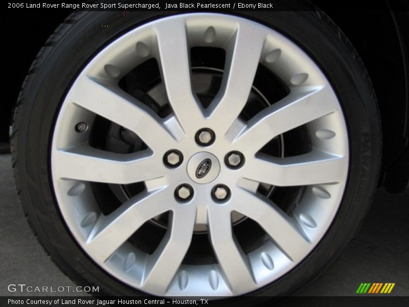 Java Black Pearlescent / Ebony Black 2006 Land Rover Range Rover Sport Supercharged