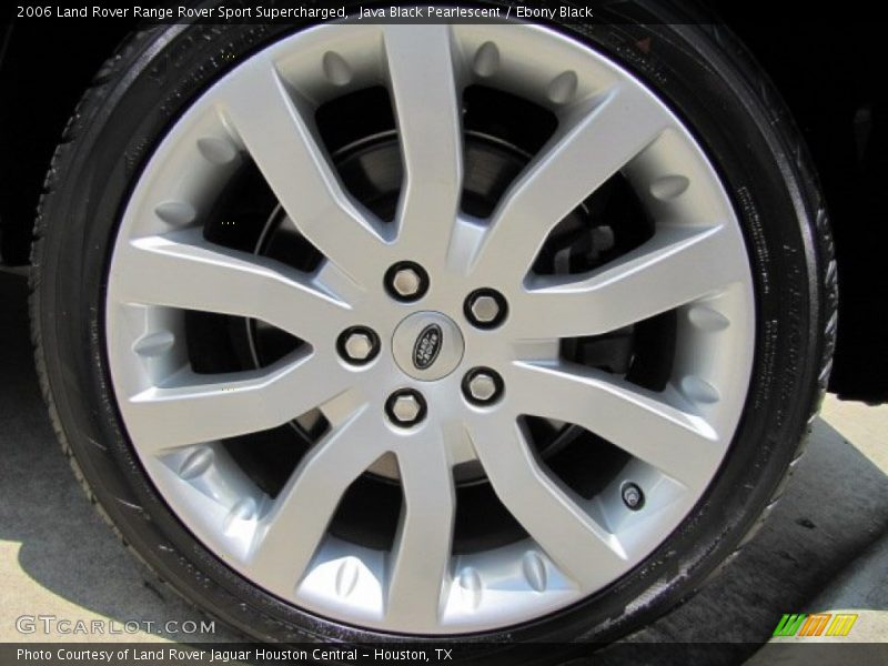 Java Black Pearlescent / Ebony Black 2006 Land Rover Range Rover Sport Supercharged