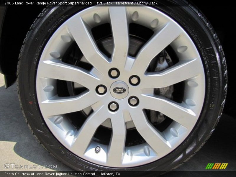 Java Black Pearlescent / Ebony Black 2006 Land Rover Range Rover Sport Supercharged