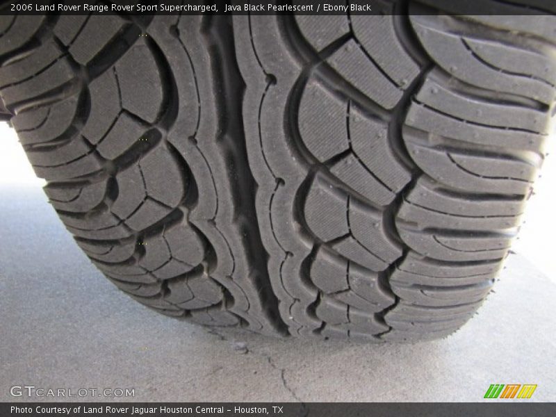 Java Black Pearlescent / Ebony Black 2006 Land Rover Range Rover Sport Supercharged