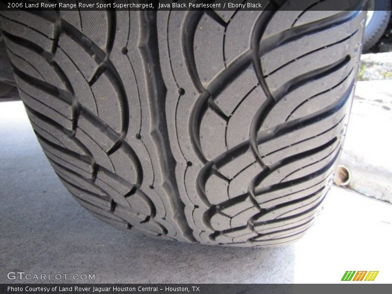 Java Black Pearlescent / Ebony Black 2006 Land Rover Range Rover Sport Supercharged