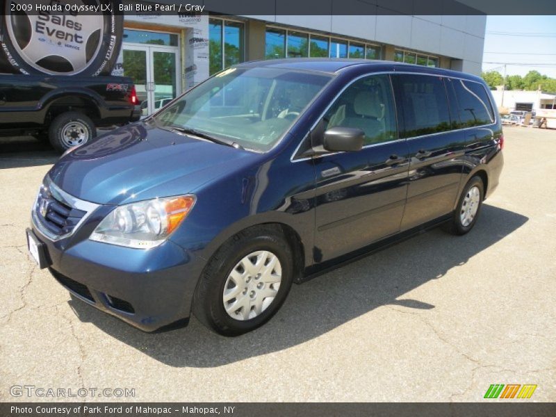 Bali Blue Pearl / Gray 2009 Honda Odyssey LX
