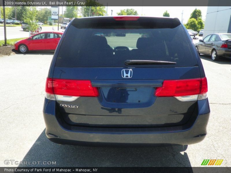 Bali Blue Pearl / Gray 2009 Honda Odyssey LX