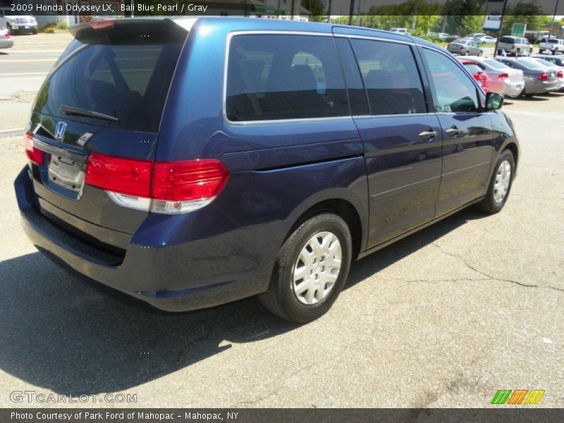Bali Blue Pearl / Gray 2009 Honda Odyssey LX