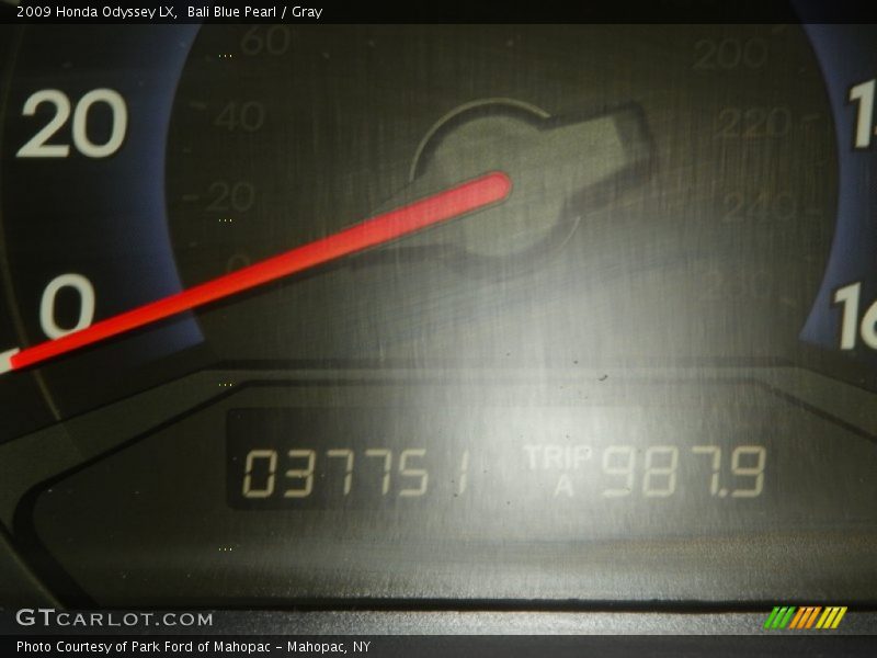 Bali Blue Pearl / Gray 2009 Honda Odyssey LX