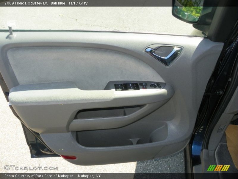 Bali Blue Pearl / Gray 2009 Honda Odyssey LX