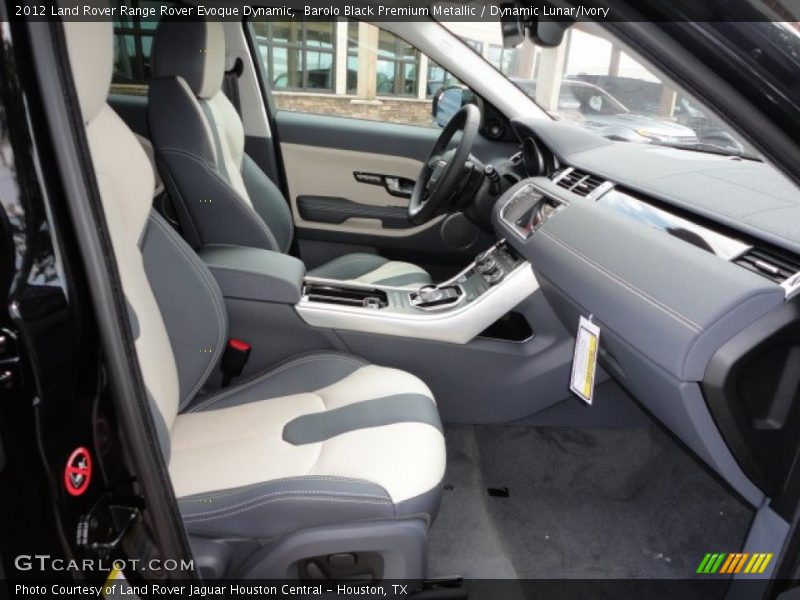 Front Seat of 2012 Range Rover Evoque Dynamic