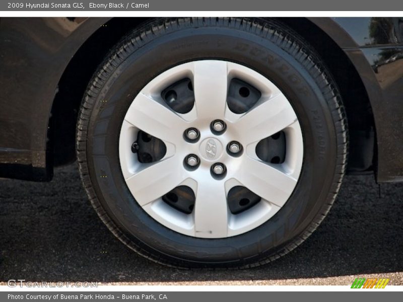Ebony Black / Camel 2009 Hyundai Sonata GLS