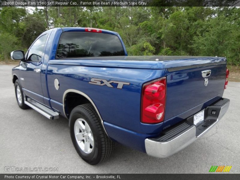 Patriot Blue Pearl / Medium Slate Gray 2008 Dodge Ram 1500 SXT Regular Cab