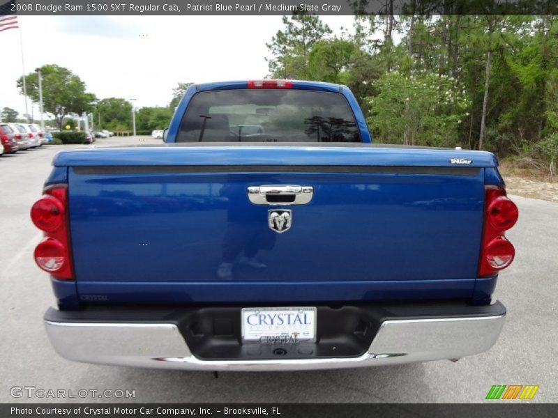 Patriot Blue Pearl / Medium Slate Gray 2008 Dodge Ram 1500 SXT Regular Cab