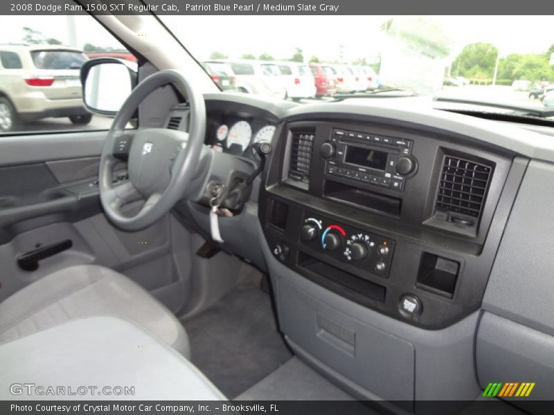 Patriot Blue Pearl / Medium Slate Gray 2008 Dodge Ram 1500 SXT Regular Cab
