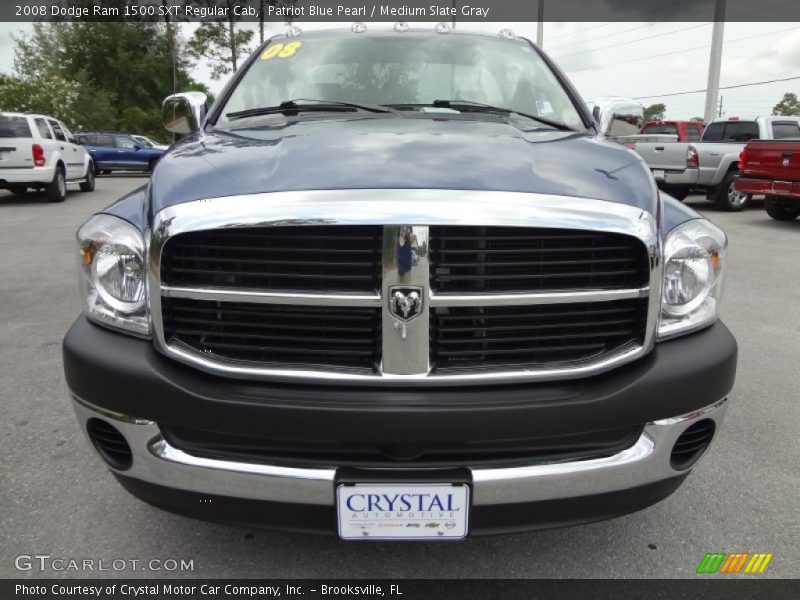 Patriot Blue Pearl / Medium Slate Gray 2008 Dodge Ram 1500 SXT Regular Cab