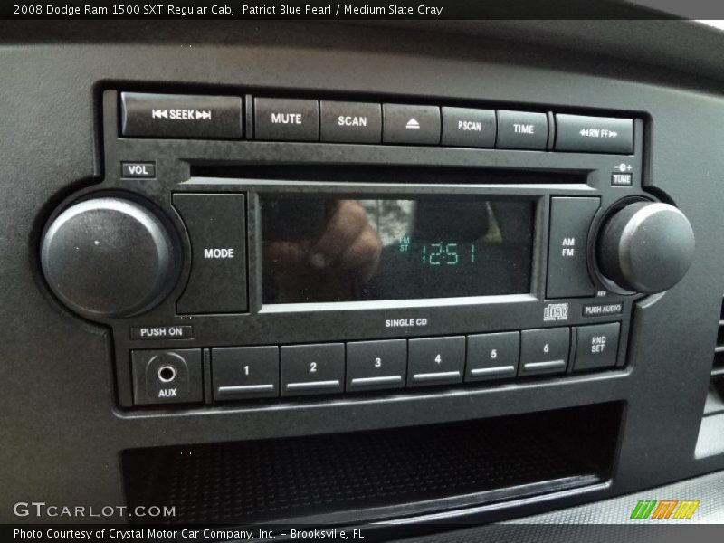 Patriot Blue Pearl / Medium Slate Gray 2008 Dodge Ram 1500 SXT Regular Cab