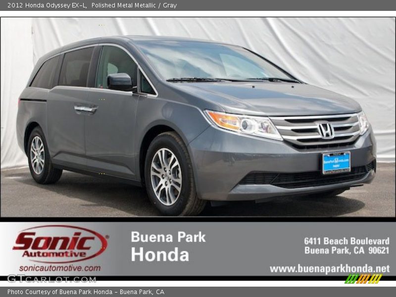 Polished Metal Metallic / Gray 2012 Honda Odyssey EX-L