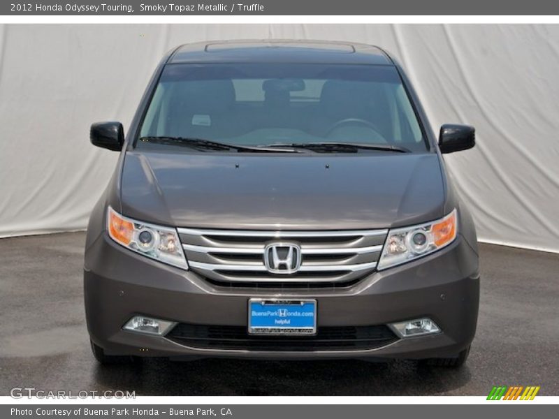 Smoky Topaz Metallic / Truffle 2012 Honda Odyssey Touring