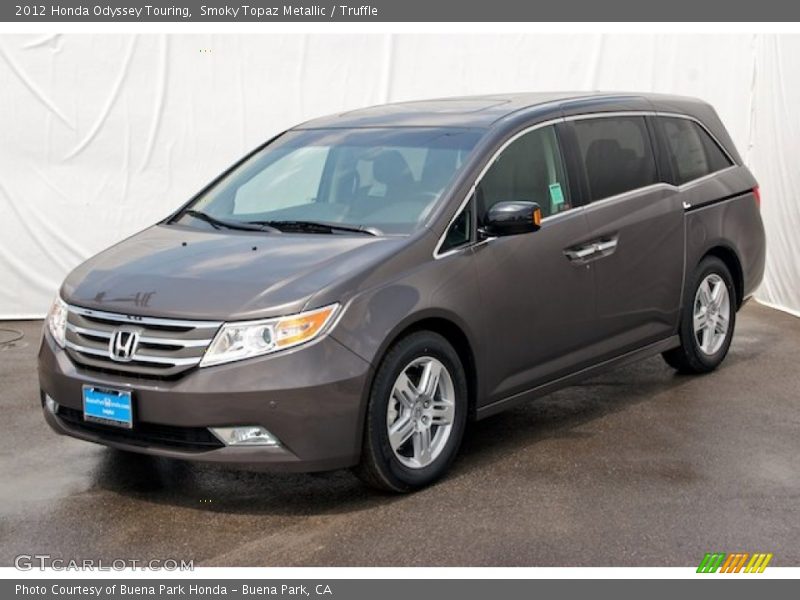 Smoky Topaz Metallic / Truffle 2012 Honda Odyssey Touring