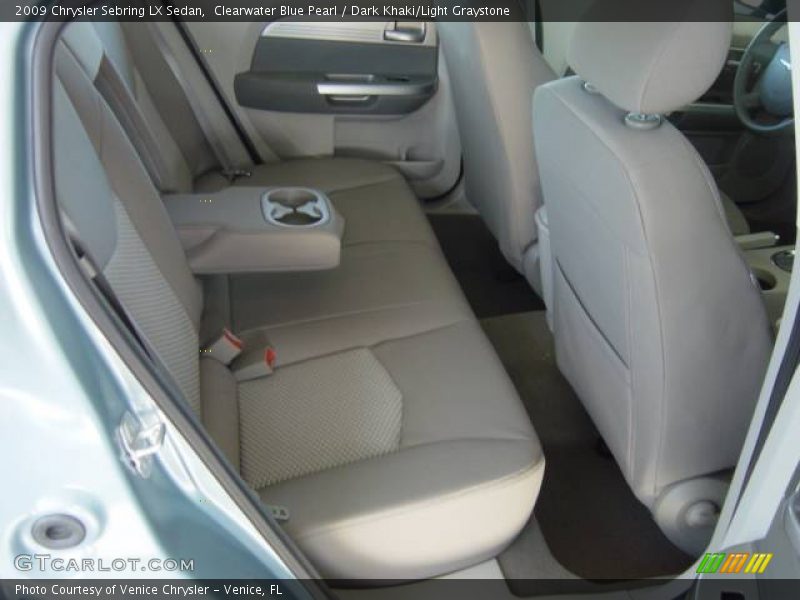 Clearwater Blue Pearl / Dark Khaki/Light Graystone 2009 Chrysler Sebring LX Sedan