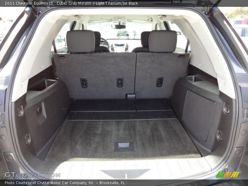 Cyber Gray Metallic / Light Titanium/Jet Black 2011 Chevrolet Equinox LS