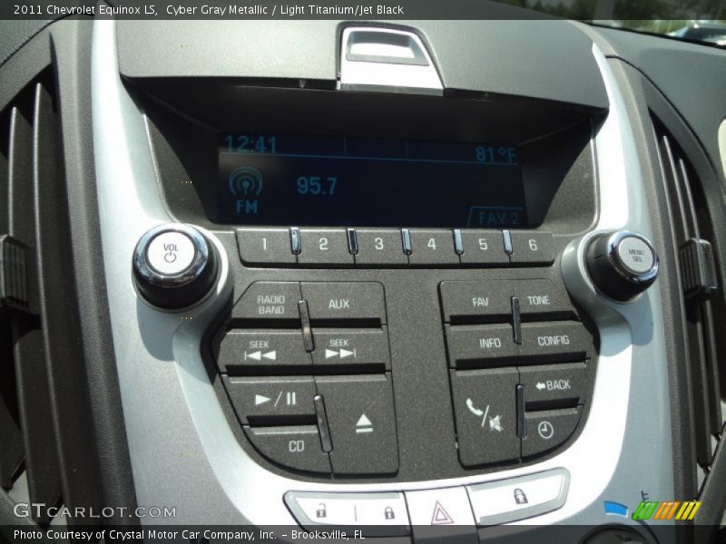 Cyber Gray Metallic / Light Titanium/Jet Black 2011 Chevrolet Equinox LS