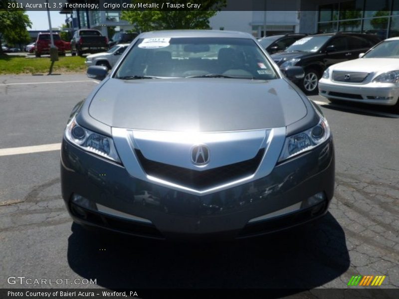 Grigio Gray Metallic / Taupe Gray 2011 Acura TL 3.5 Technology