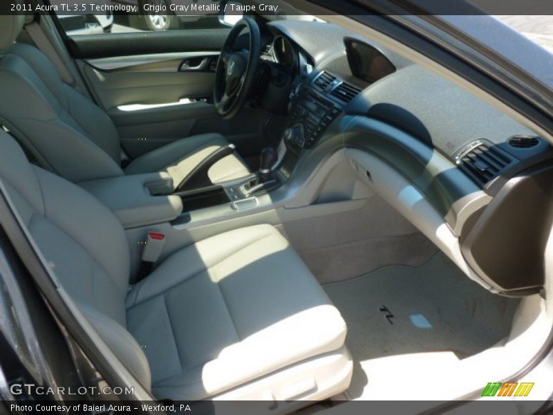 Grigio Gray Metallic / Taupe Gray 2011 Acura TL 3.5 Technology